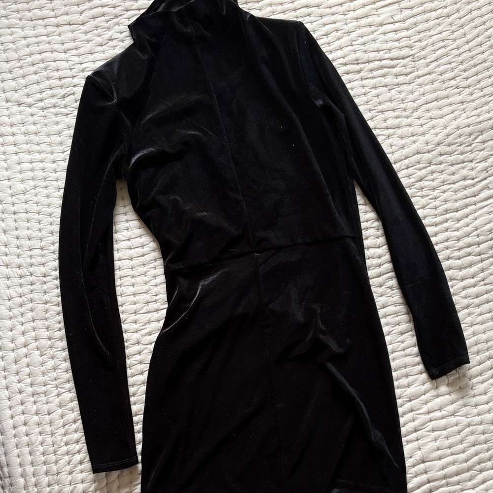 H&M Black Long Sleeve Dress